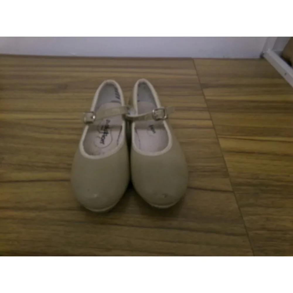 Pre-Owned Dance Tap Shoes Revolution 823 Child 12M Mary Jane Leather Buckle Stu